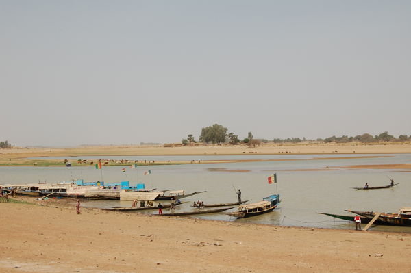 The Bani River At Mopti