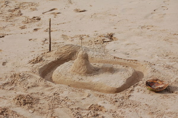 Laini's Masterpiece Sandcastle