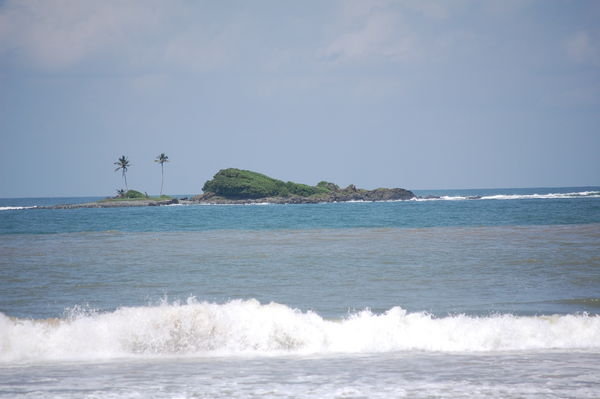 Island off of Busua Beach