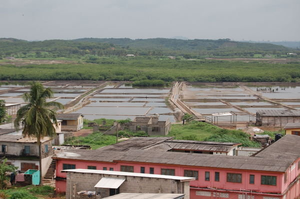 View of Salt Flats In Elmina