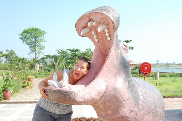 Laini  Being Eaten by a Hippo
