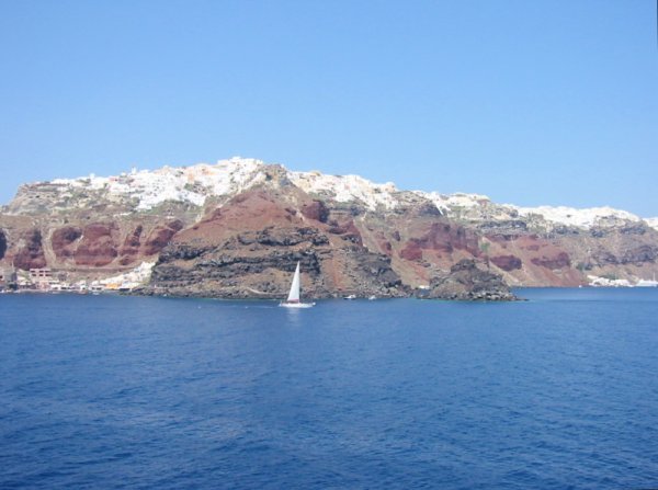 Santorini From a Distance