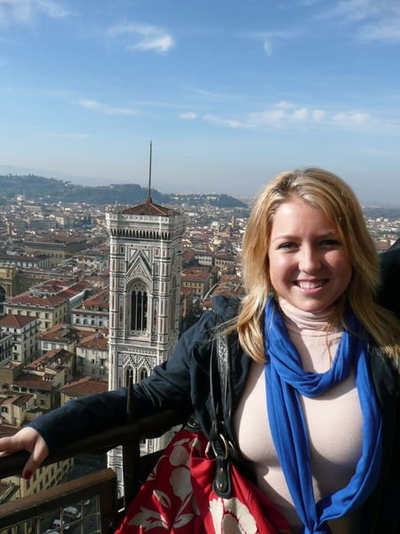 me on top of florence!