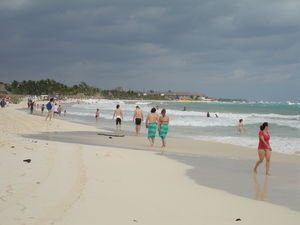 La playa de Playa del Carmen