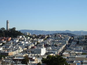 Du haut des collines de San Francisco