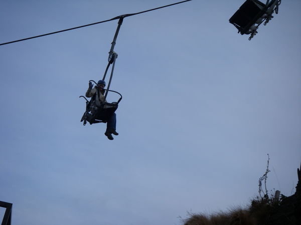 Sal on the chairlift