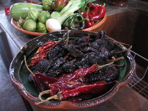 Many Dried Chilies