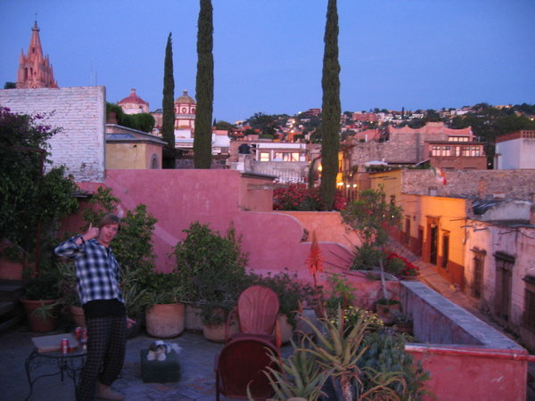 Sunset on Casa Luna Roof