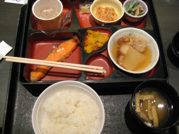 Japanese style breakfast