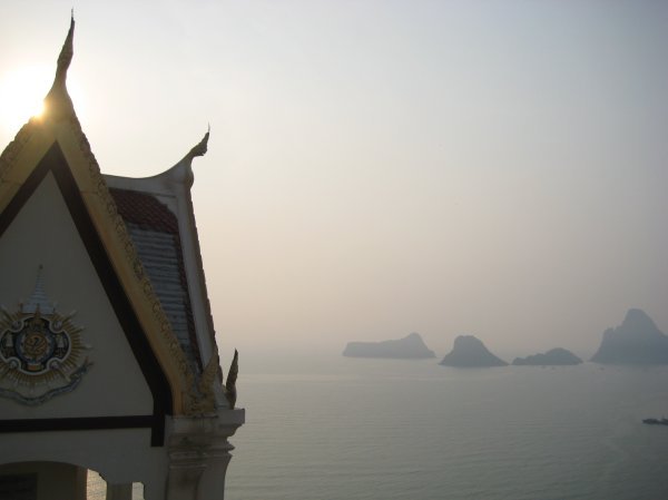 The view from the top of the temple