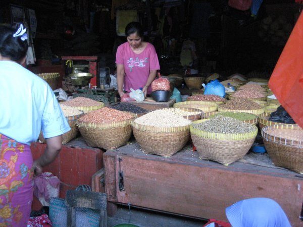 Local market in Mataram