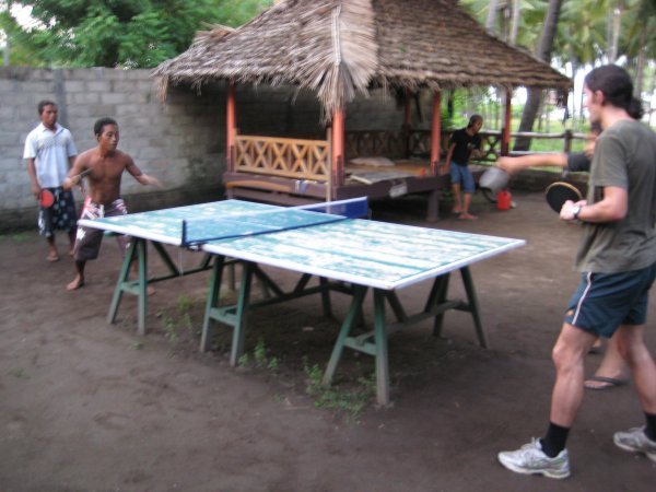 Our Japanese hotel owner used to be a pro ping pong player.