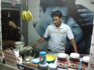 My pancake guy, Asit from Bangladesh