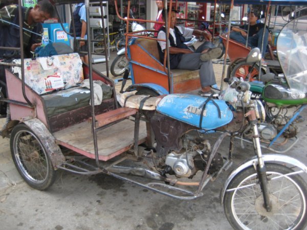 A classic tuk-tuk bike!