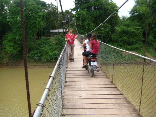 This bridge really really shouldn't allow motorbikes!!