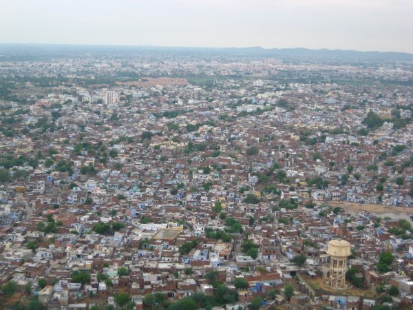 View of Jaipur from the Tiger Fort
