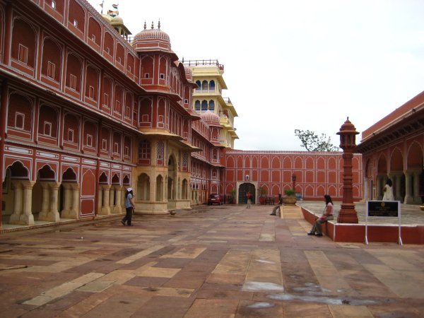 The Pink City Palace in Jaipur