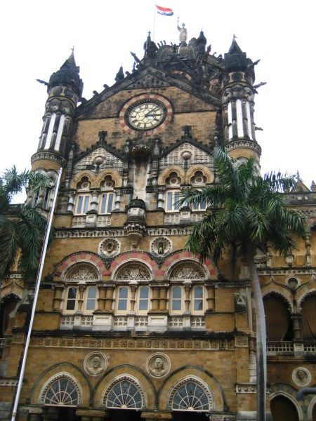 The Railway Station in Mumbai
