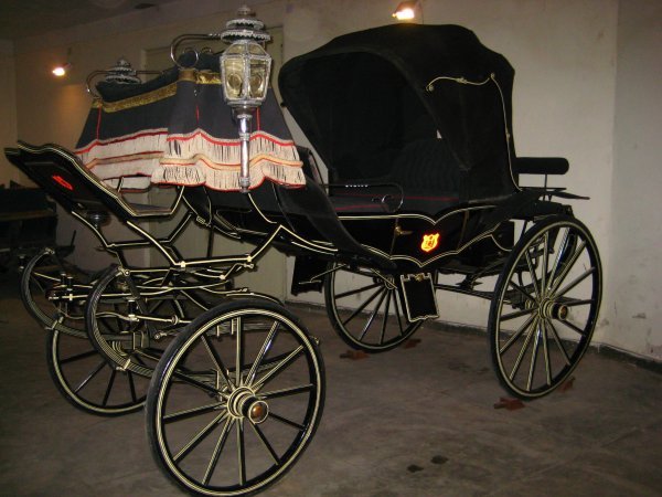 Old school royal horse carriage