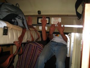 Don't lean out of the train at night if you've been drinking!