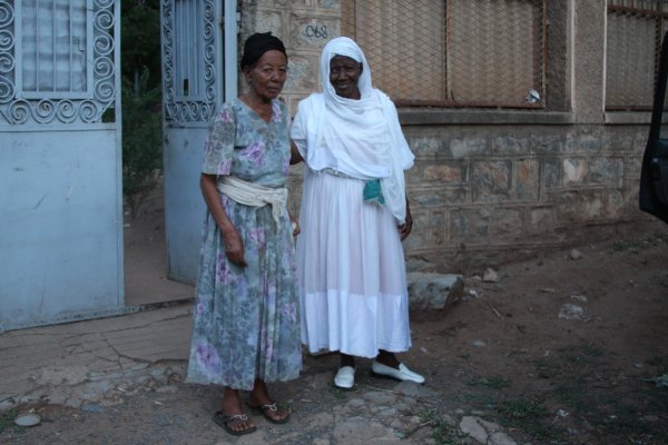 Tirfe and another old friend from Dire Dawa