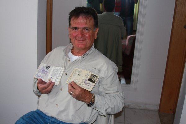 Lakis and his old ID cards