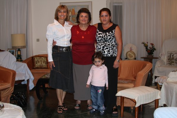 Mary, Yiayia Barbara, Chrisovalandou, Ioanna
