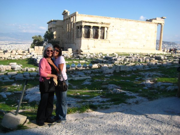 At the acropolis in Athens