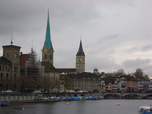 Zurich and its famous clock towers