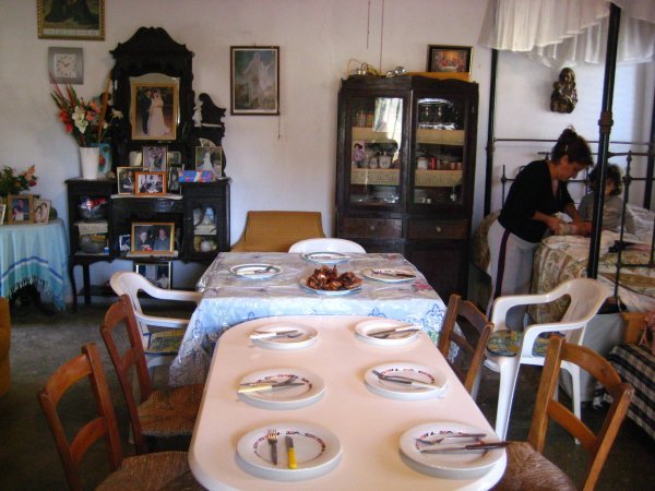 Ioanna's parents and her 5 siblings grew up in this single room!