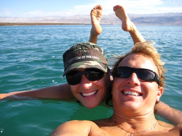 Dead Sea floating!