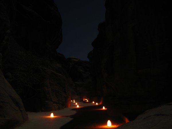 Petra's famous Sik by candlelight