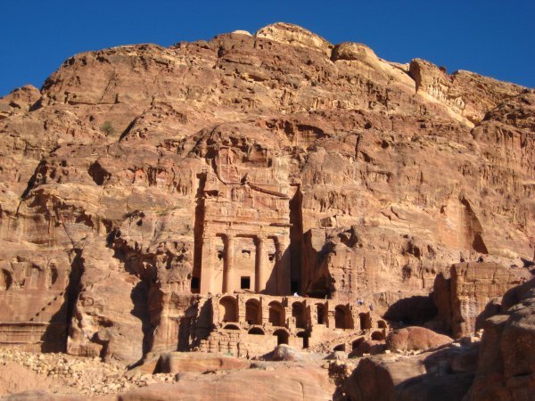 Amazing rock formations in Petra