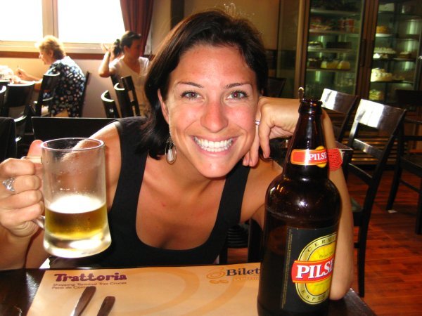 Beers in Uruguay (and Argentina) are usually served large!