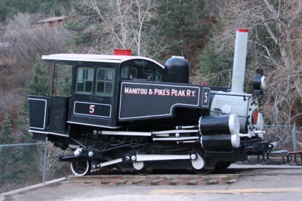 Old train in Colorado Springs