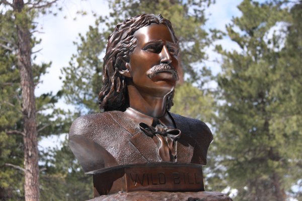 The resting place of 'Wild Bill' in Deadwood, SD
