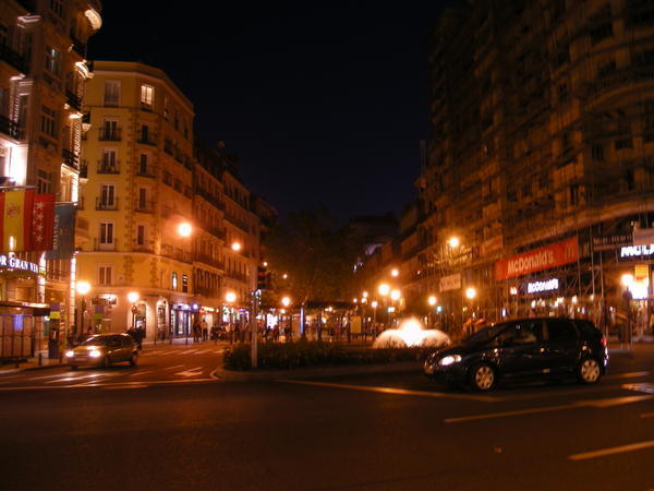 Night Time in Madrid