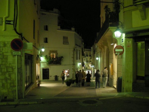 Street Scene in Sitges