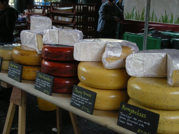 Cheese Stall in Borough Market