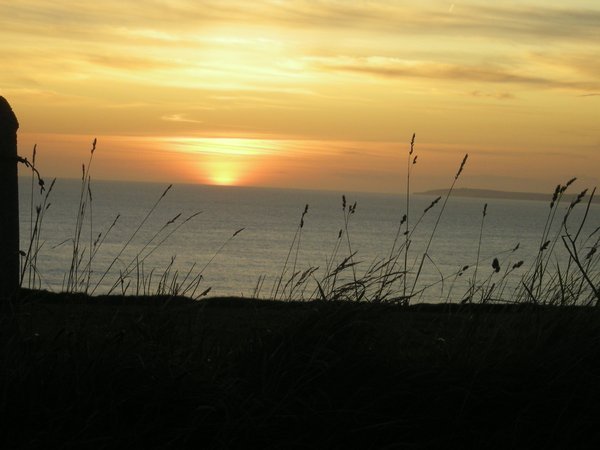 The sun sets on my five days in Ballybunion