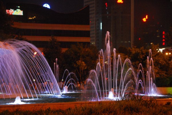 the night fountain