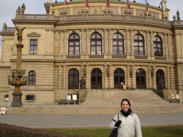 Me in front of what I can only assume is an important building