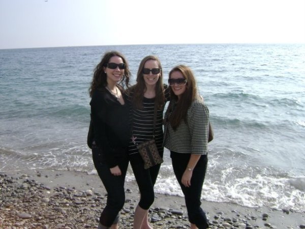 Three lovely ladies on the Nice beach :)