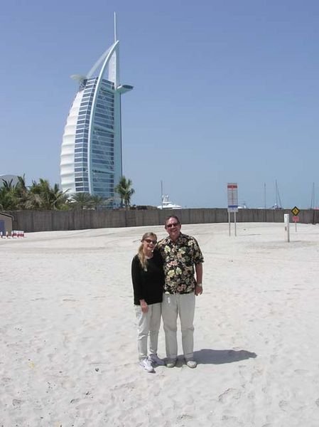Beach View of the Burj Al Arab, Dubai