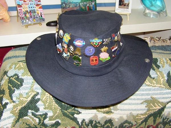 The Finished Hat of Pins