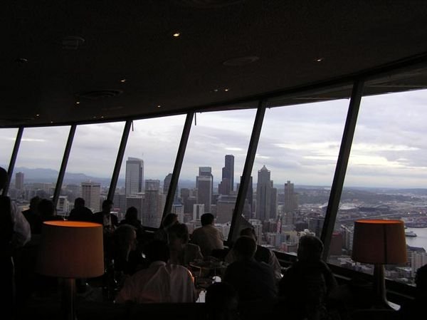 Dinner in the Space Needle