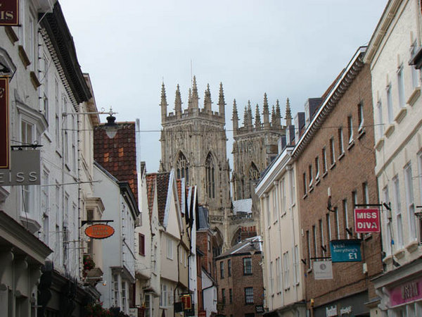 Minster Cathedral on Shambles Street in York