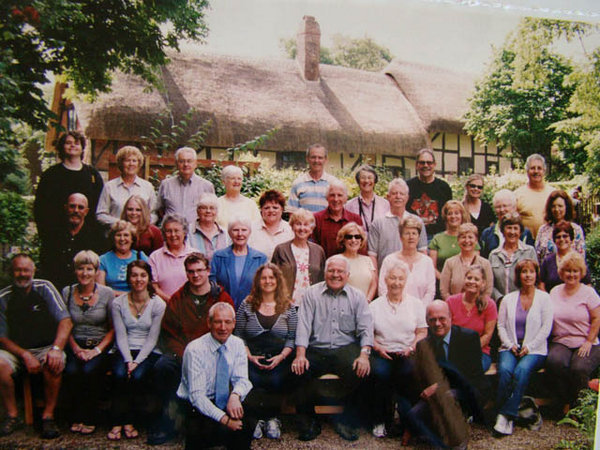 Group Shot at Anne Hathaway's Cottage