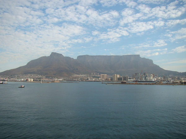 Arrival in Capetown