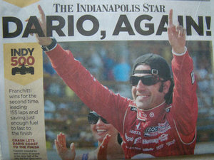 Franchiti Wins Indy 500!